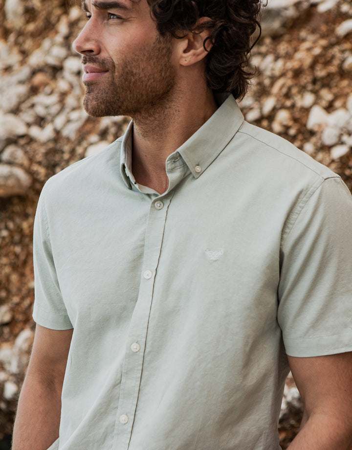 Sage GreenShort Sleeve Shirt