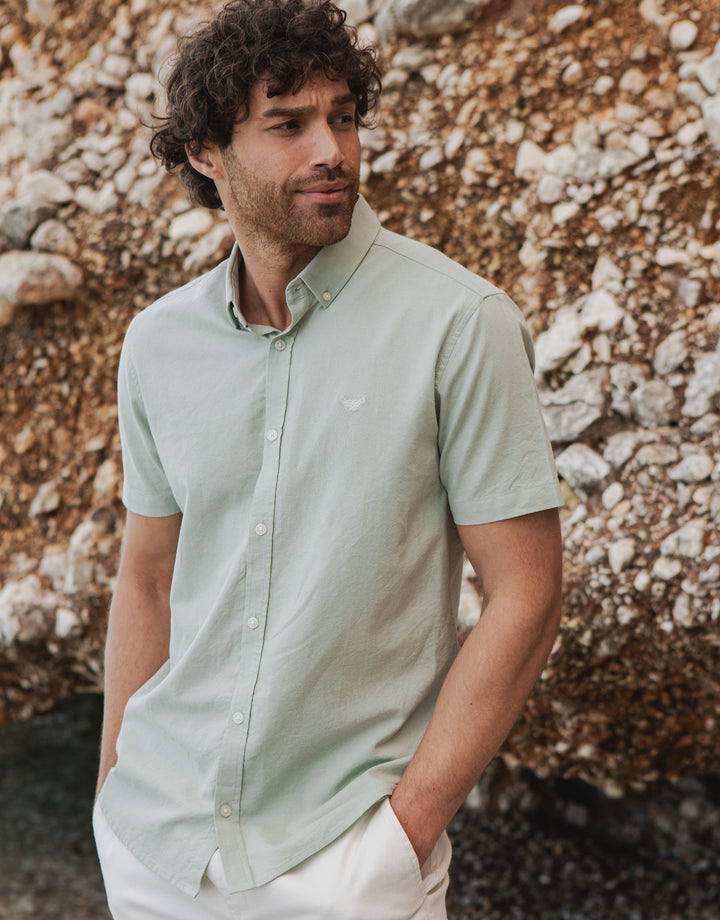 Sage GreenShort Sleeve Shirt