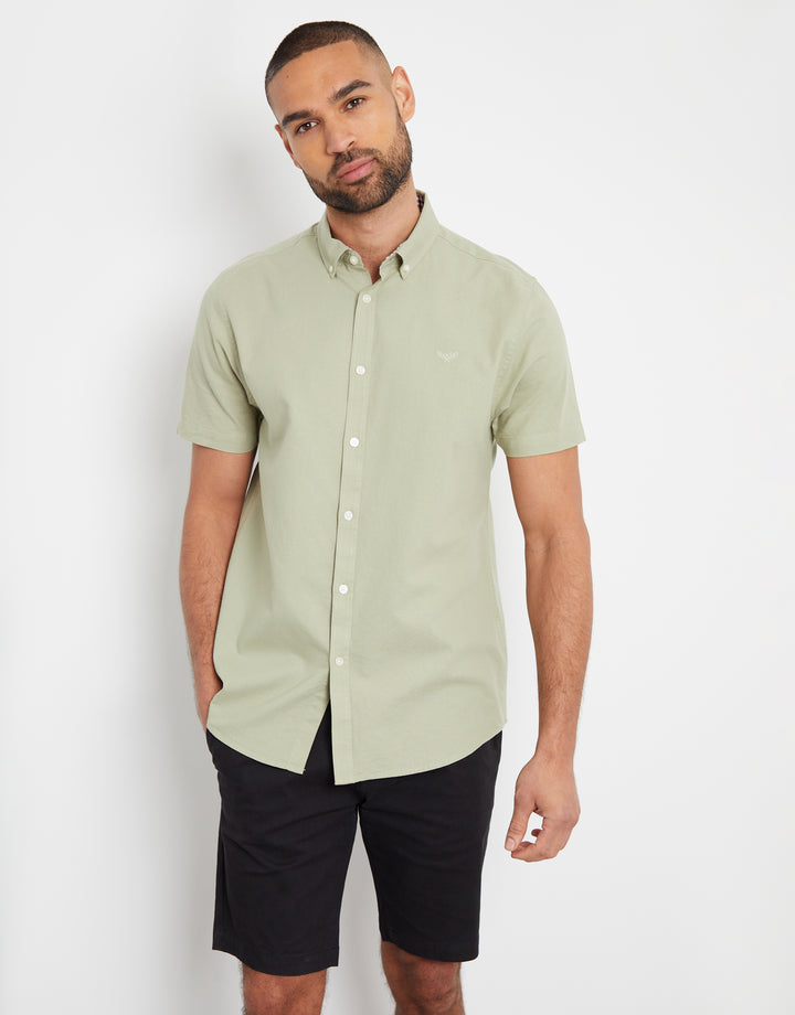 Olive Green Short Sleeve Shirt