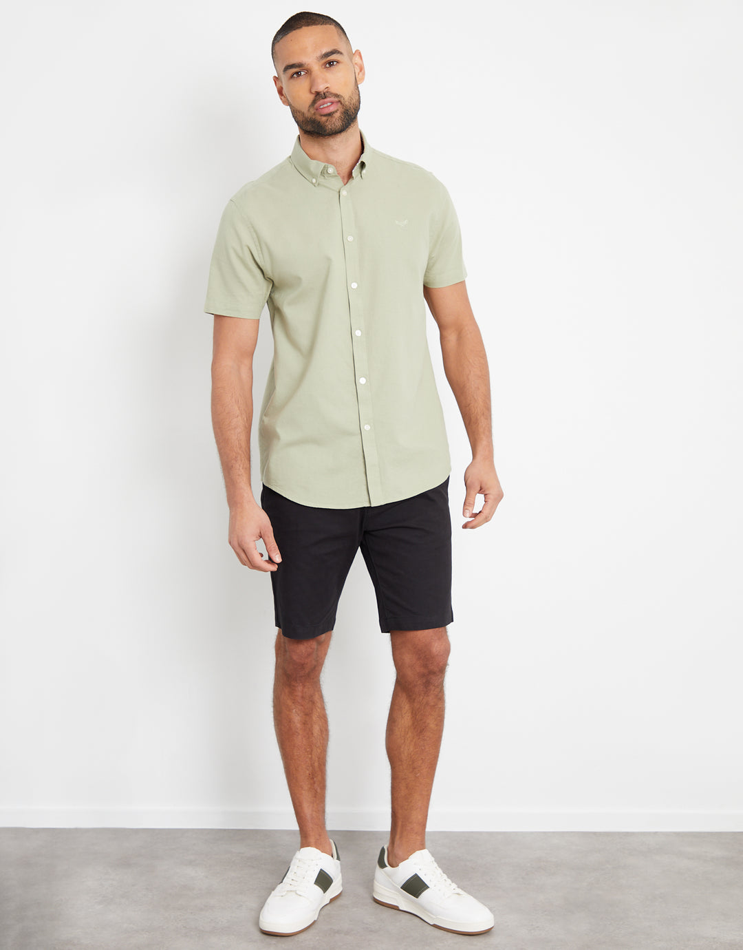 Olive Green Short Sleeve Shirt