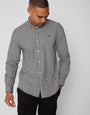 Black Check Cotton Long Sleeve Shirt