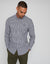 Navy Check Cotton Long Sleeve Shirt