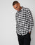 Black Check Cotton Long Sleeve Shirt