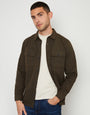 Chocolate Brown Relaxed Fit Lightweight Shacket