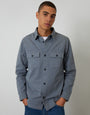 Denim Blue Lightweight Shacket