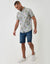 Sage Green Floral Print Short Sleeve Shirt