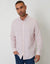 Pink Long Sleeve Linen Blend Shirt