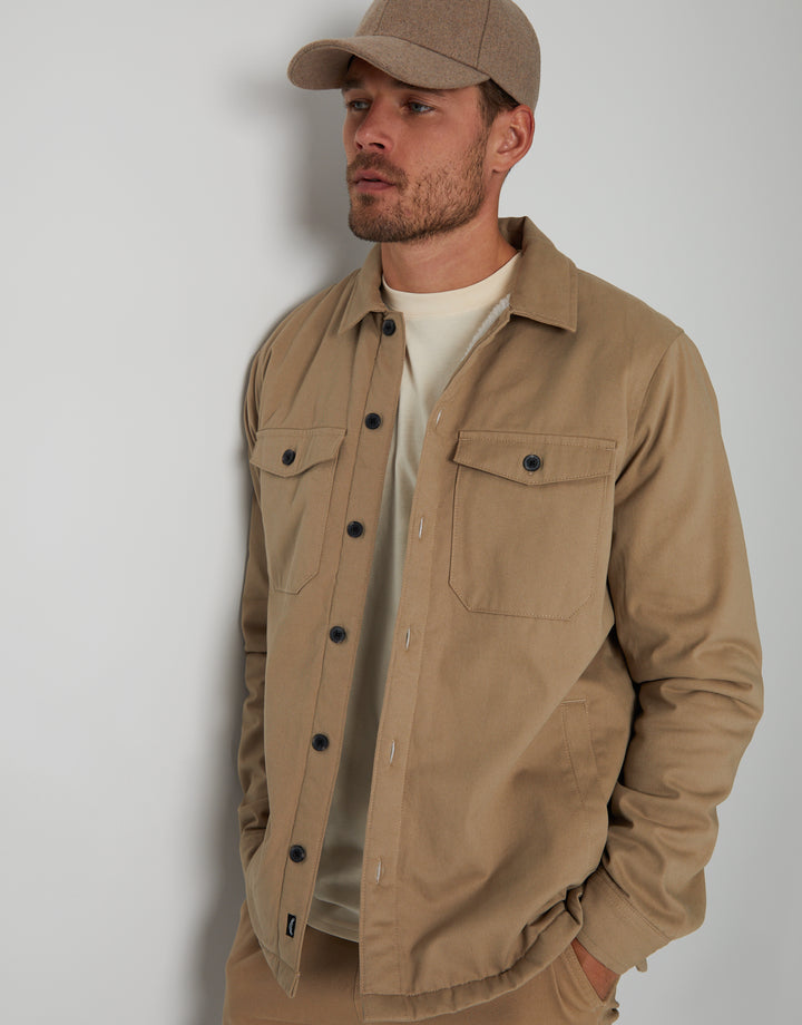 Stone Borg Lined Shacket