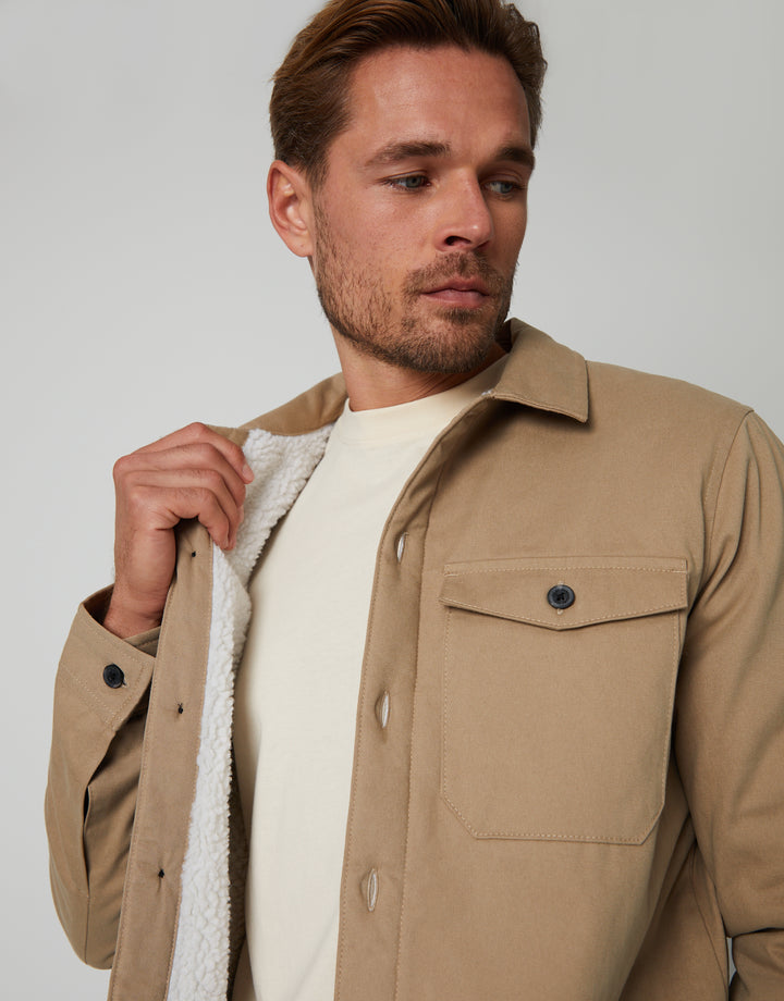 Stone Borg Lined Shacket