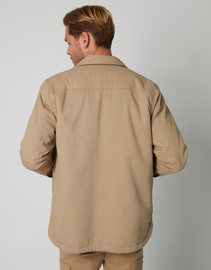 Stone Borg Lined Shacket
