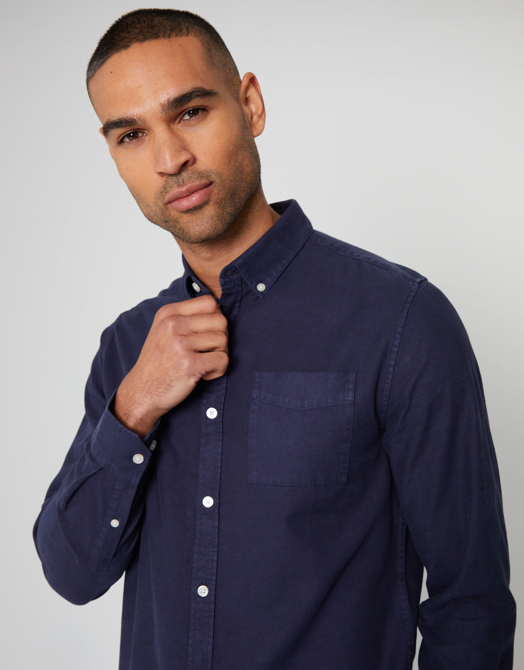 Navy Long Sleeve Shirt