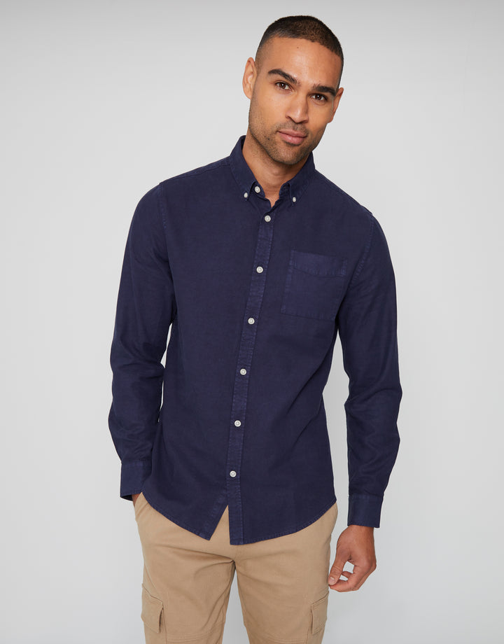 Navy Long Sleeve Shirt