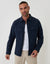 Navy Linen Blend Lightweight Shacket