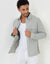 Linen Blend Lightweight Shacket in Soft Sage Green
