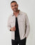 Stone Linen Blend Lightweight Shacket