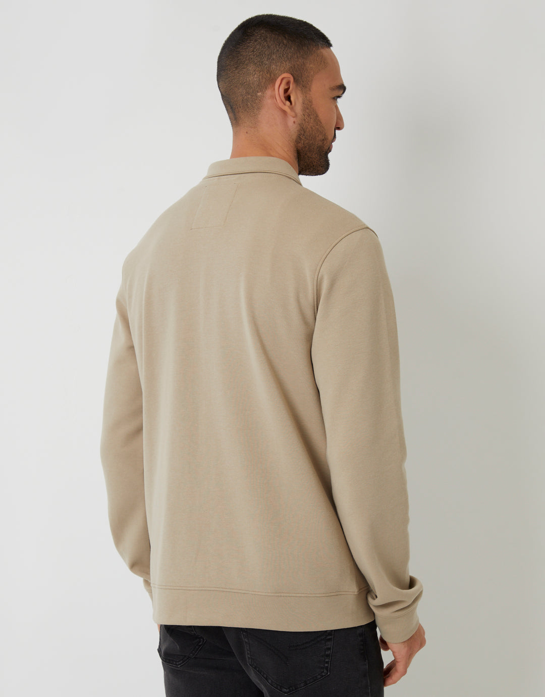 Stone Pique Zip Through Shacket