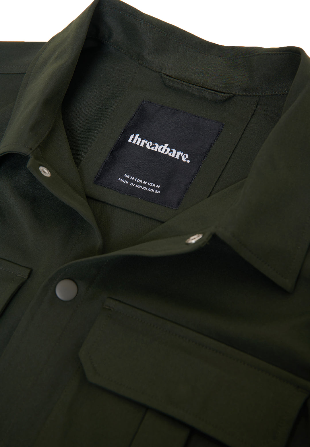Forest Green Cargo Pocket Shacket