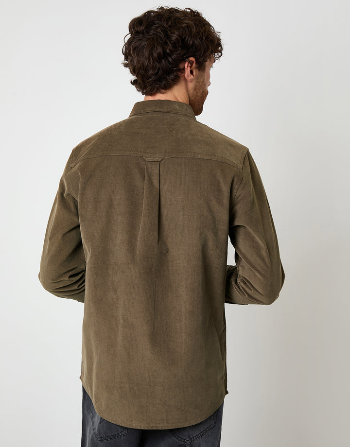 Brown Corduroy Shirt