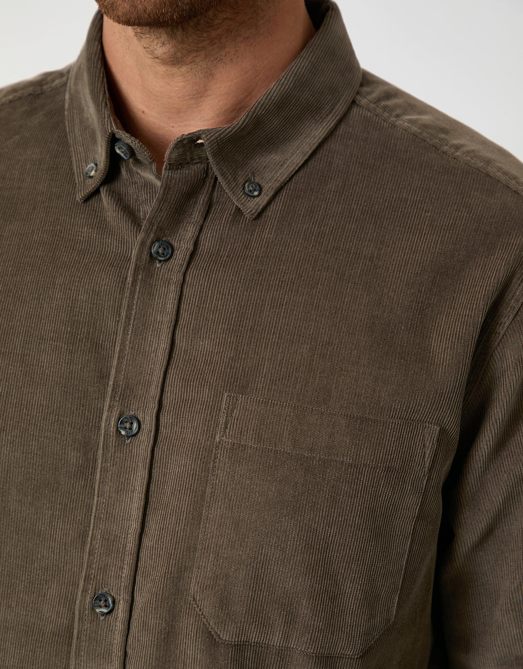 Brown Corduroy Shirt