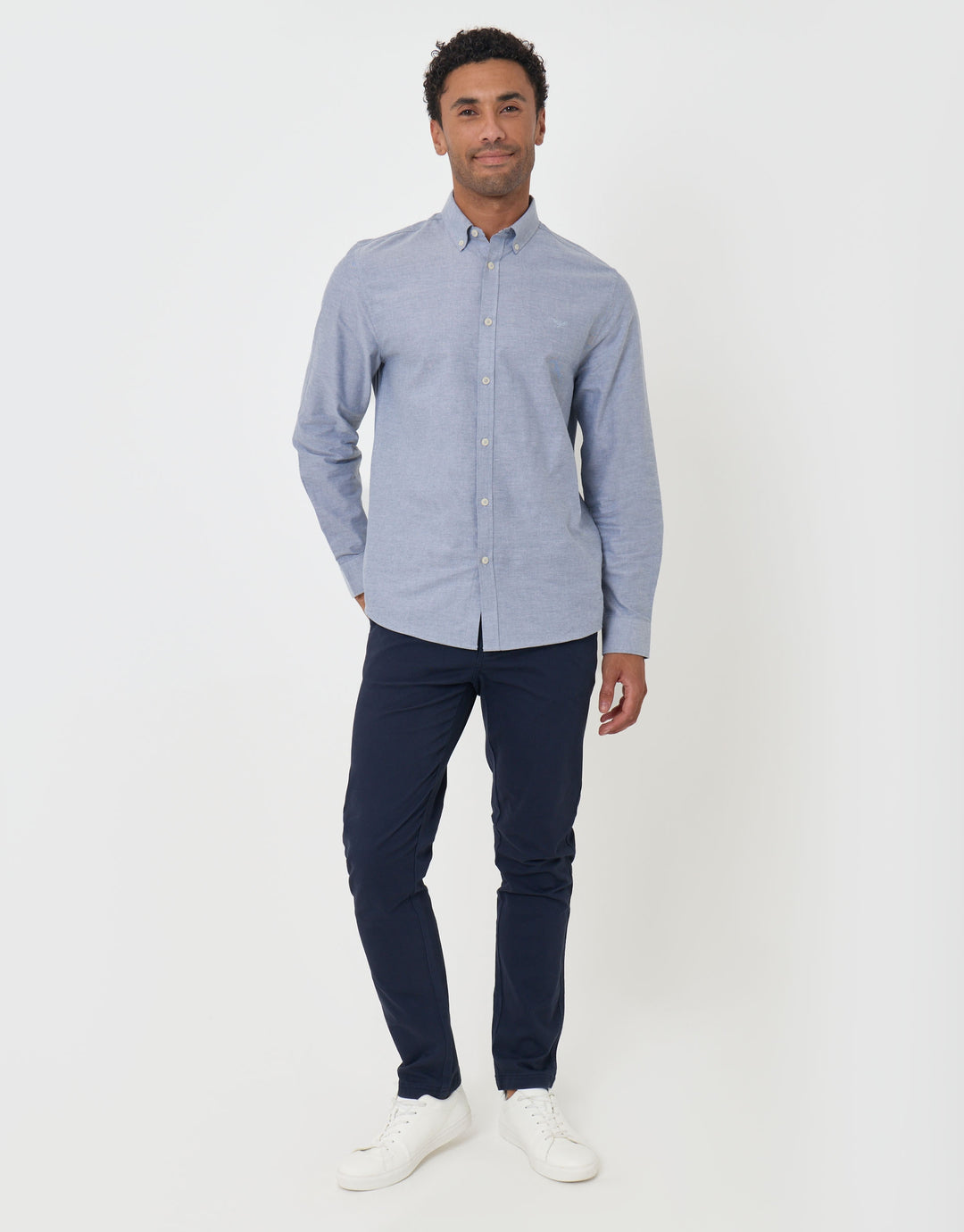 The Classic Cotton Oxford Shirt in Light Blue