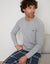Grey Check Long Pyjama Sweatshirt & Pants (2-Piece Set)