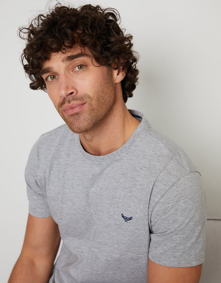 Grey & Teal Check Pyjamas (2-Piece Set)