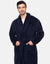 Navy Borg Dressing Gown