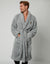 Light Grey Teddy Dressing Gown