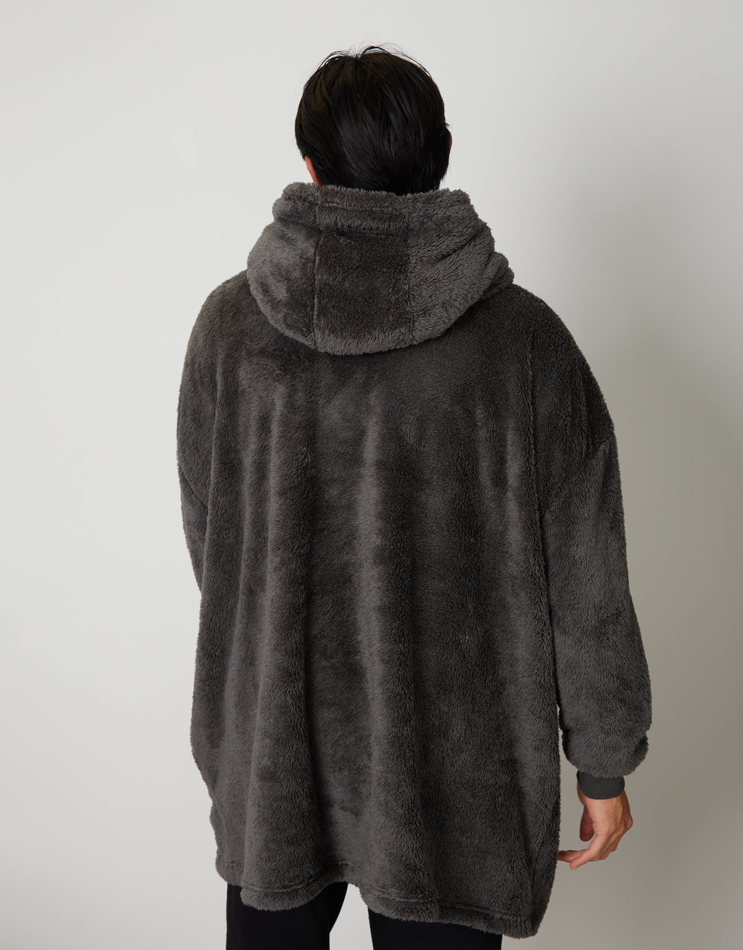 Charcoal Grey Oversized Lounge Hoodie