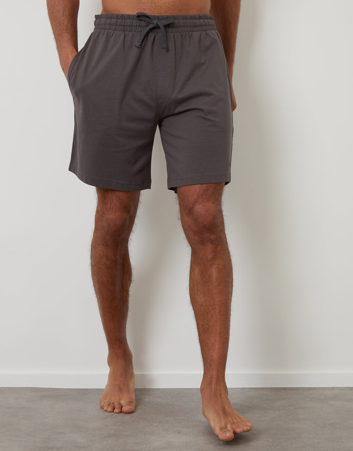 Black & Slate Grey Lounge Shorts (2 Pack)