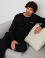 Black Long Sleeve Pyjamas (2-Piece Set)