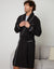 Black Lightweight Dressing Gown
