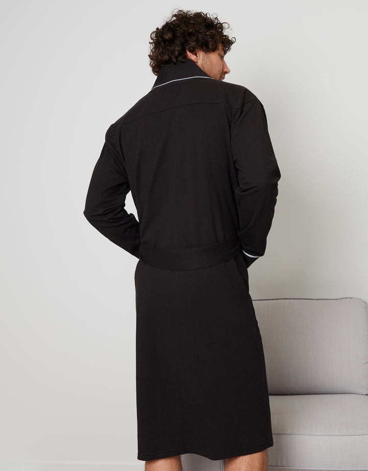 Black Lightweight Dressing Gown