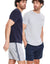 Navy & Grey Marl Jogger Style Loungewear Shorts (2 Pack)