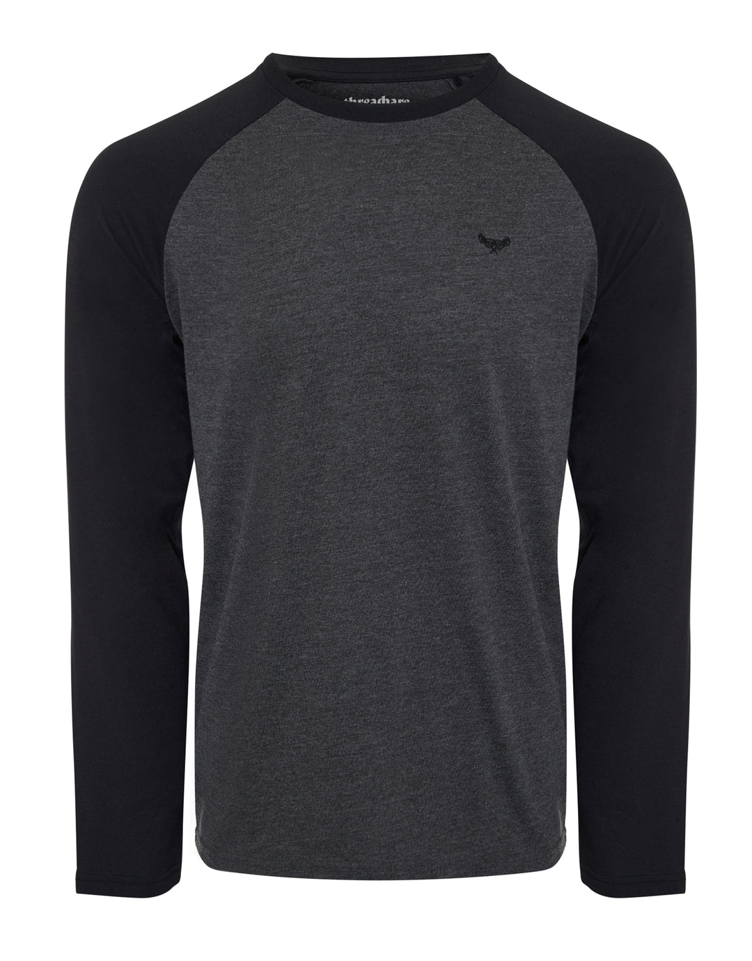 Grey & Black Raglan Sleeve Pyjamas (2-Piece Set)