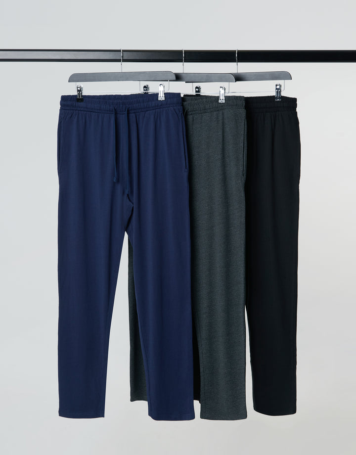 Multi Cotton Jersey Lounge Bottoms (3 Pack)