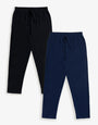 Navy & Black Popcorn Textured Jogger-Style Lounge Pants (2 Pack)