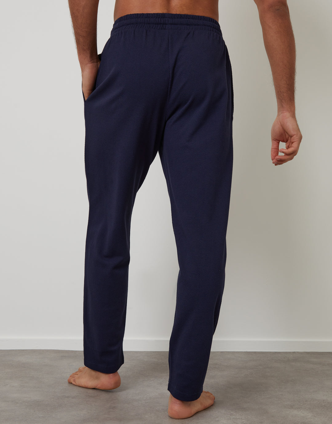 Navy & Black Popcorn Textured Jogger-Style Lounge Pants (2 Pack)