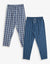 Blue Check Cotton Lounge Pants (2 Pack)