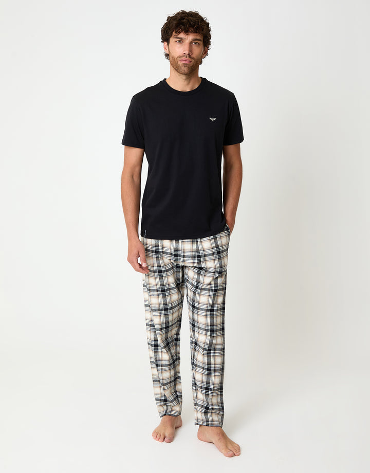 Black Check Pyjamas (2-Piece Set)