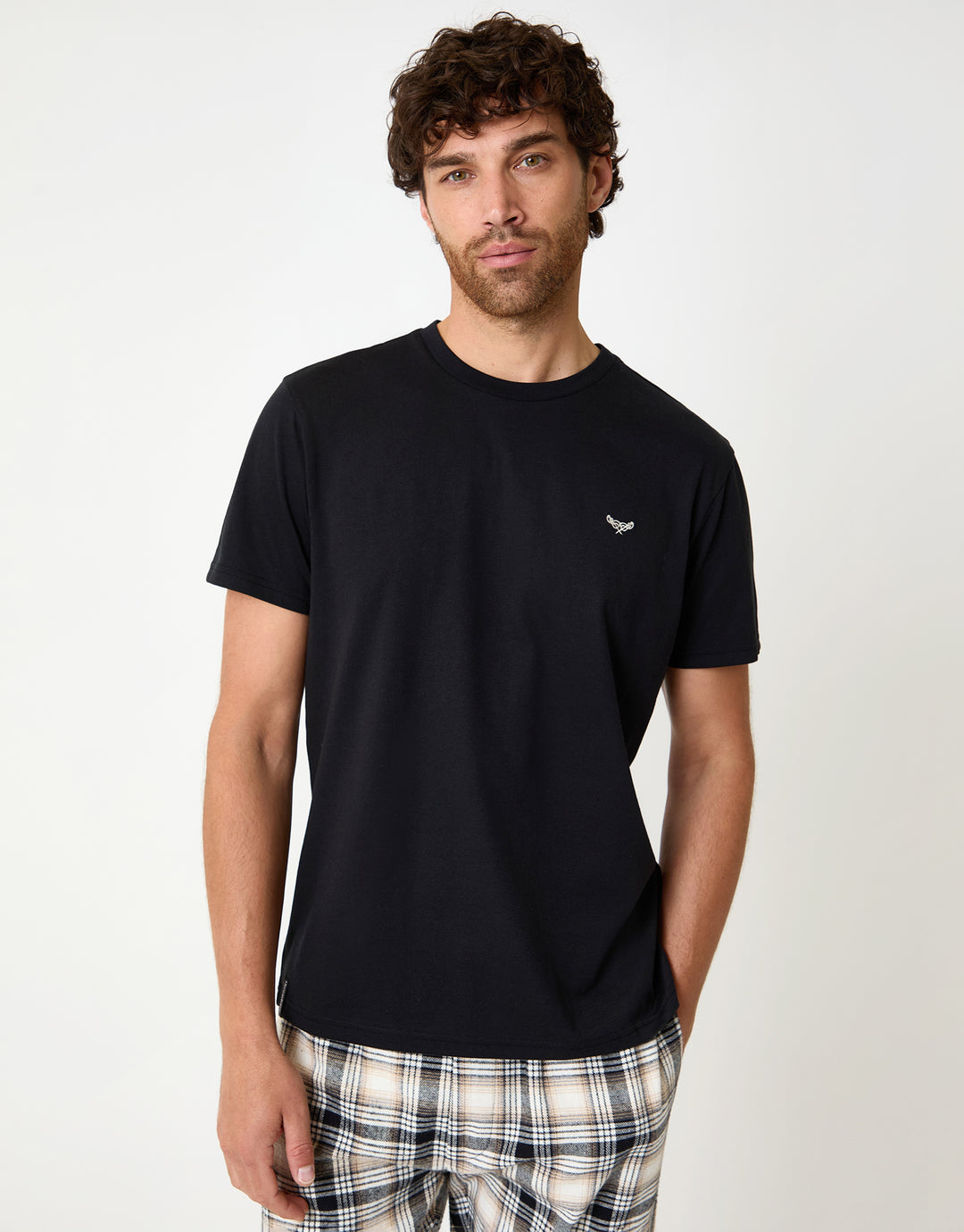 Black Check Pyjamas (2-Piece Set)