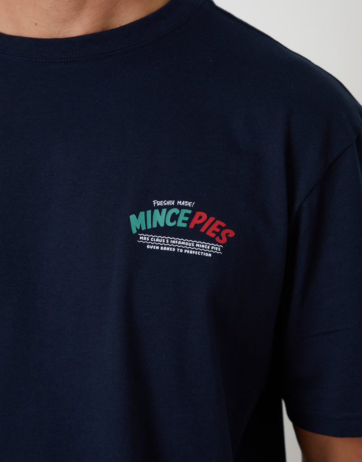 Navy Check Christmas Graphic Pyjamas (2-Piece Set)