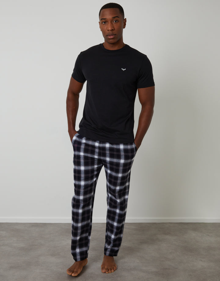 Black Check Pyjamas (2-Piece Set)