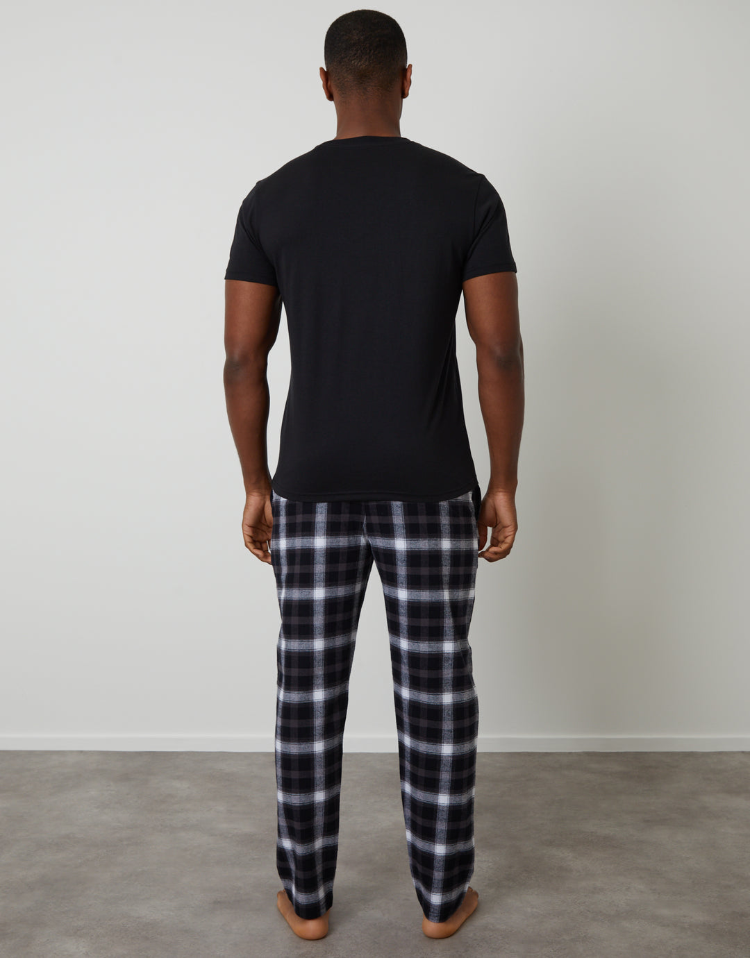 Black Check Pyjamas (2-Piece Set)