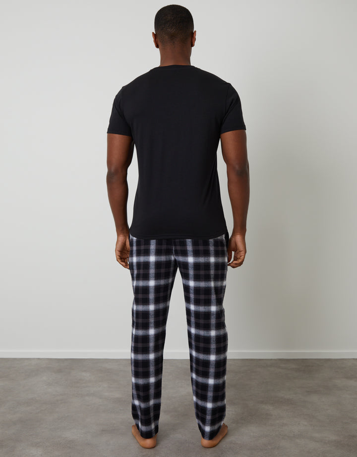 Black Check Pyjamas (2-Piece Set)
