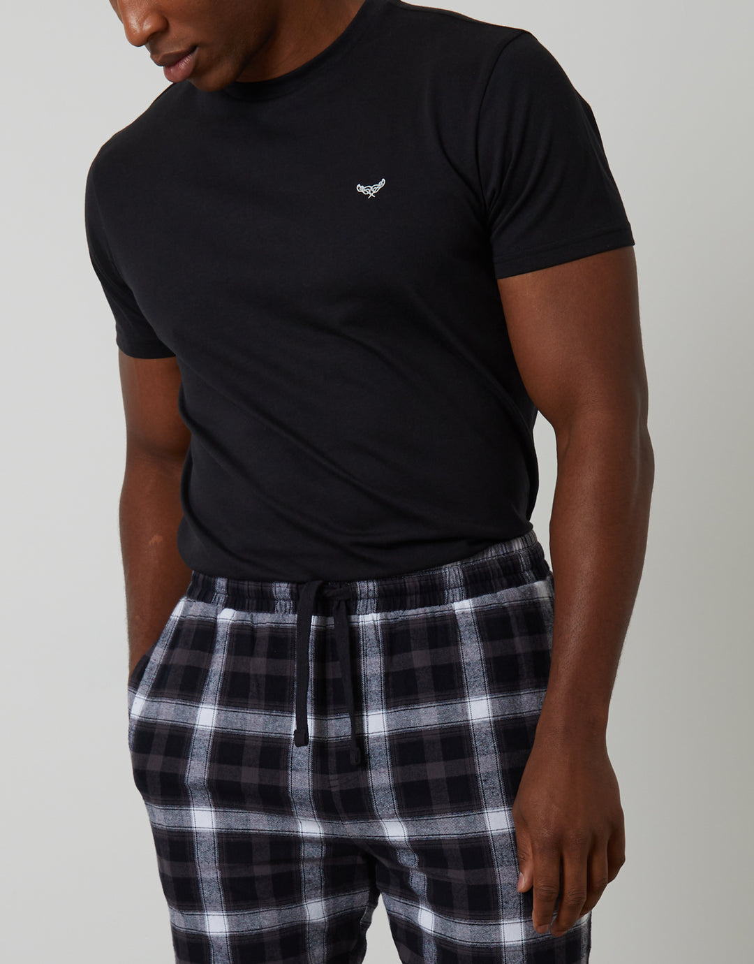 Black Check Pyjamas (2-Piece Set)