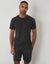 Charcoal Grey Stripe T-Shirt & Shorts Pyjama Set
