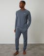 Blue Sweatshirt & Jogger Lounge Set (2-Piece Set)