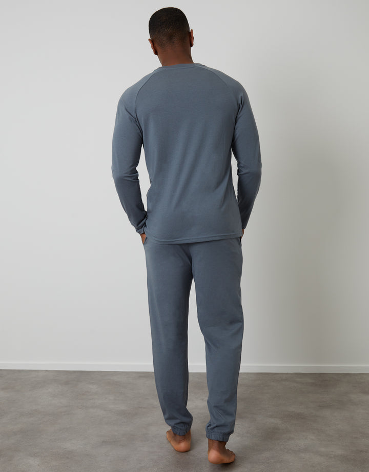 Blue Sweatshirt & Jogger Lounge Set (2-Piece Set)