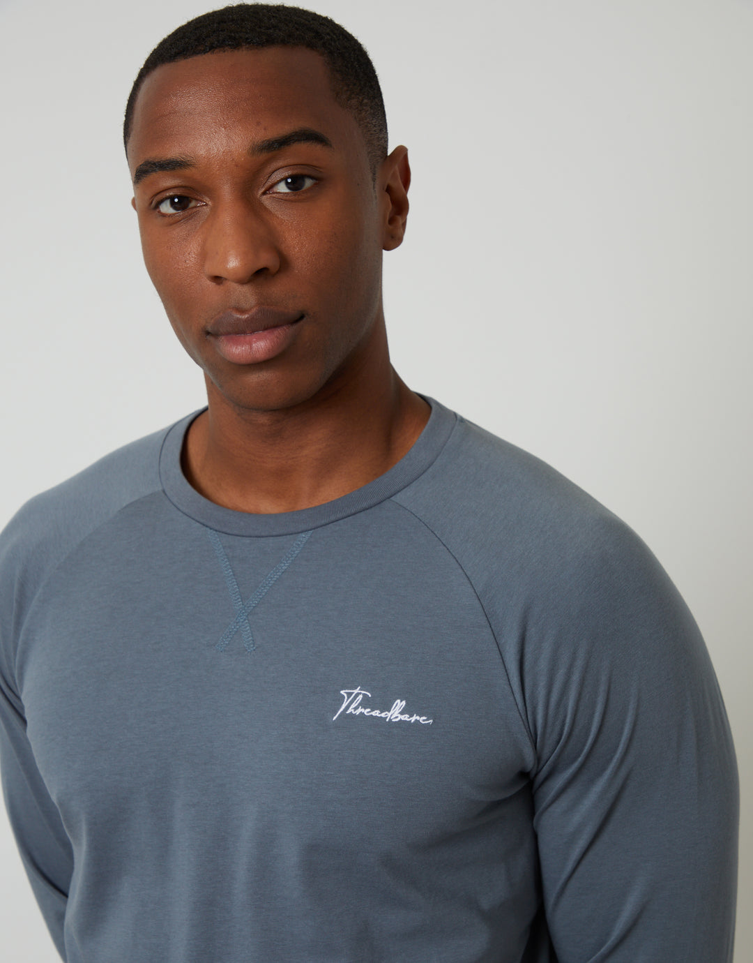 Blue Sweatshirt & Jogger Lounge Set (2-Piece Set)